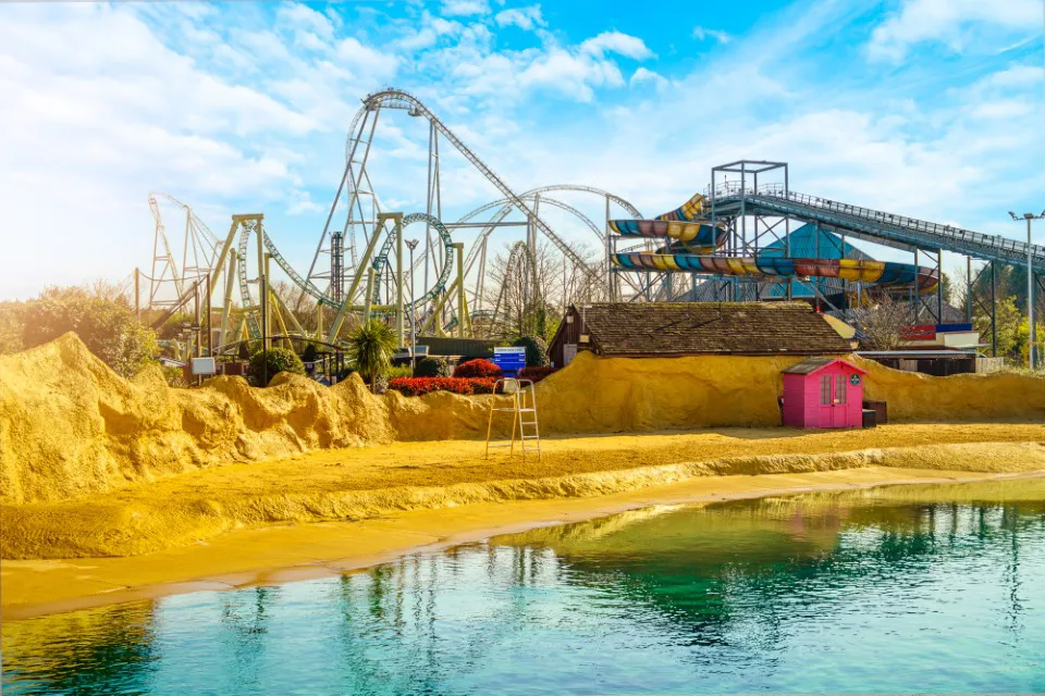 Amity Beach at Thorpe Park