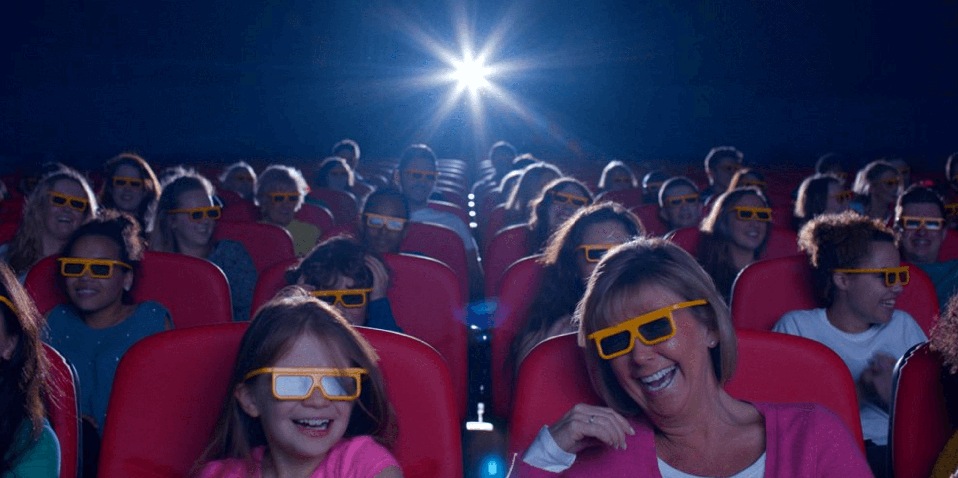 Angry Birds 4D Cinema Thorpe Park, Guests Laughing 