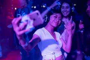 Club Night Guest Taking A Selfie