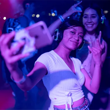 Club Night Guest Taking A Selfie