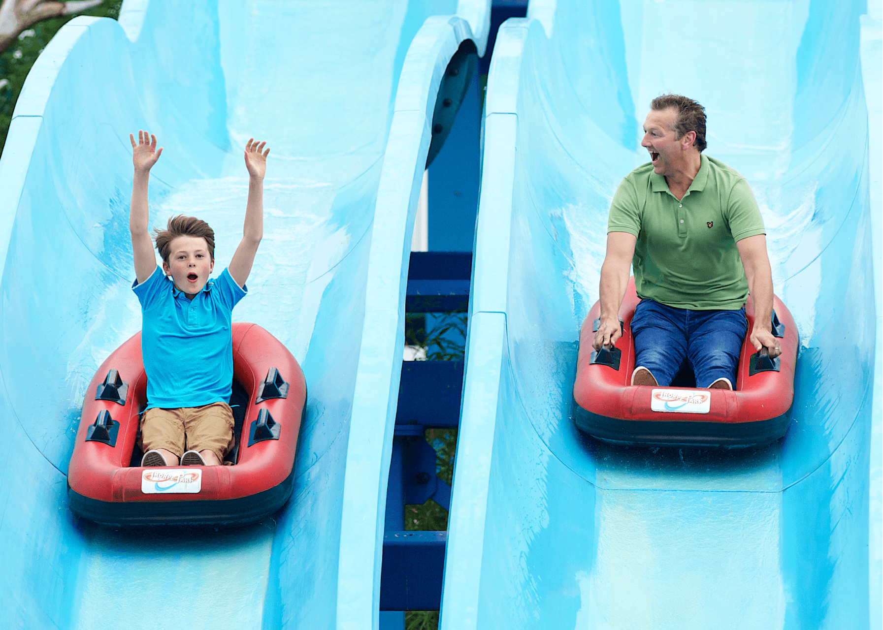 Depth Charge Water Slide Male Guests
