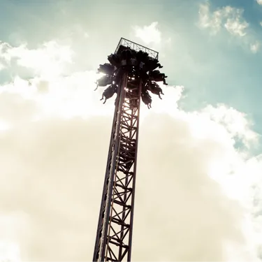 Detonator 100ft Drop Tower Thrill Ride Thorpe Park Resort Detonator 100ft Drop Tower Thrill Ride Thorpe Park Resort