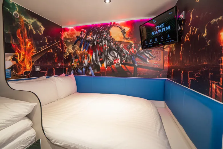 Stay Overnight in a ride themed room at Thorpe Shark Cabins| Thorpe Park