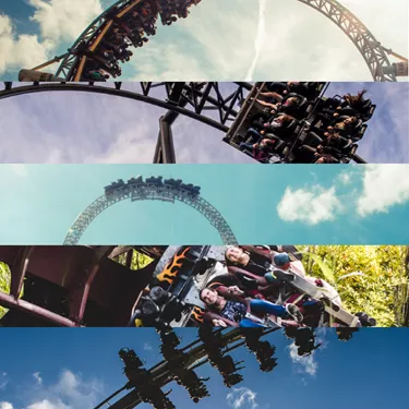 Rollercoaster Collage