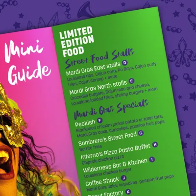 Mardi Gras Thorpe Park Mini Event Guide 01