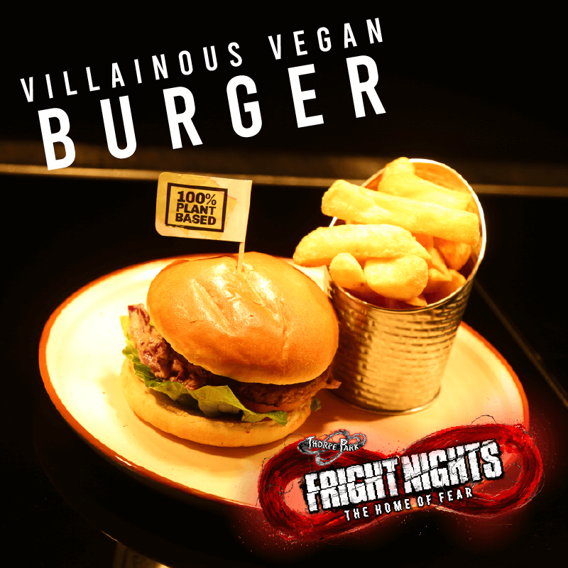 Fright Nights Vegan Burger 