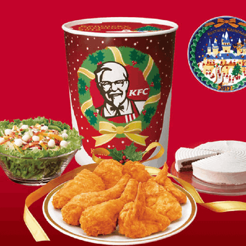 Christmas KFC Bucket