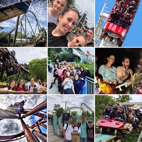 Theme Park Photo Collage