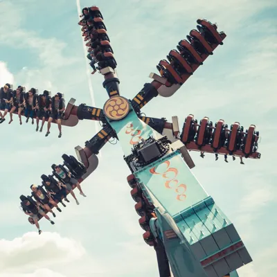 Samurai Spinning Thrill Ride Thorpe Park
