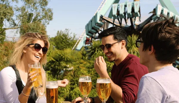 Thorpe Park Oktoberfest, Guests Drinking