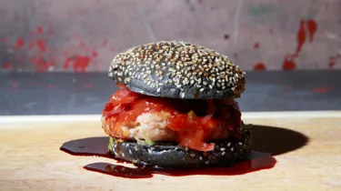 Terminus Burger, The Walking Dead themed burger