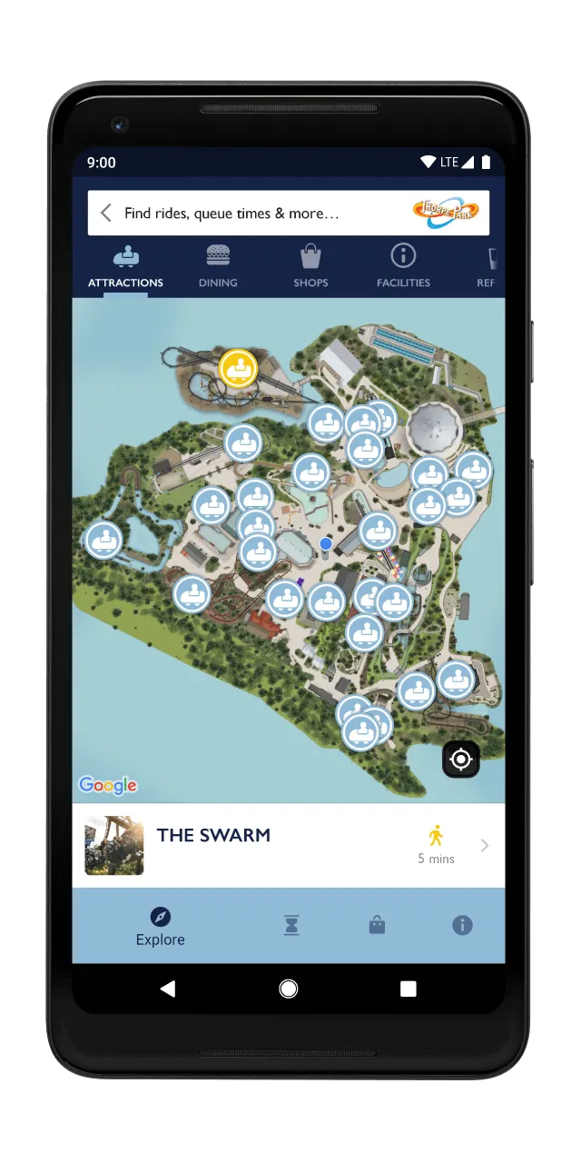 Theme Park Android App