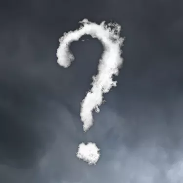Clouds In The Shape Of A Question Mark