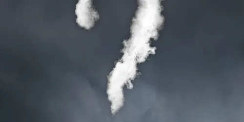 Clouds In The Shape Of A Question Mark