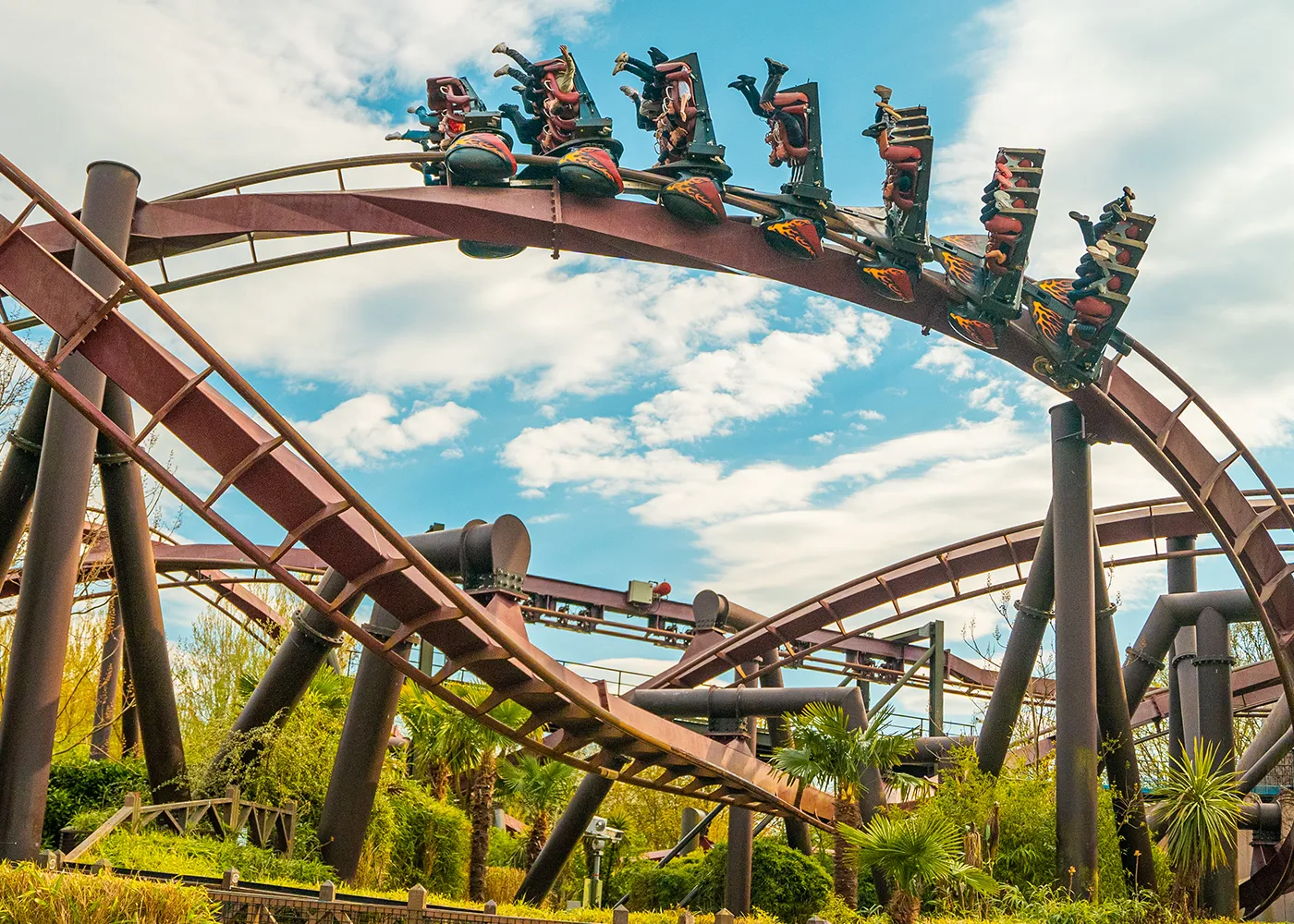 Nemesis Inferno Interlocking Corkscrews