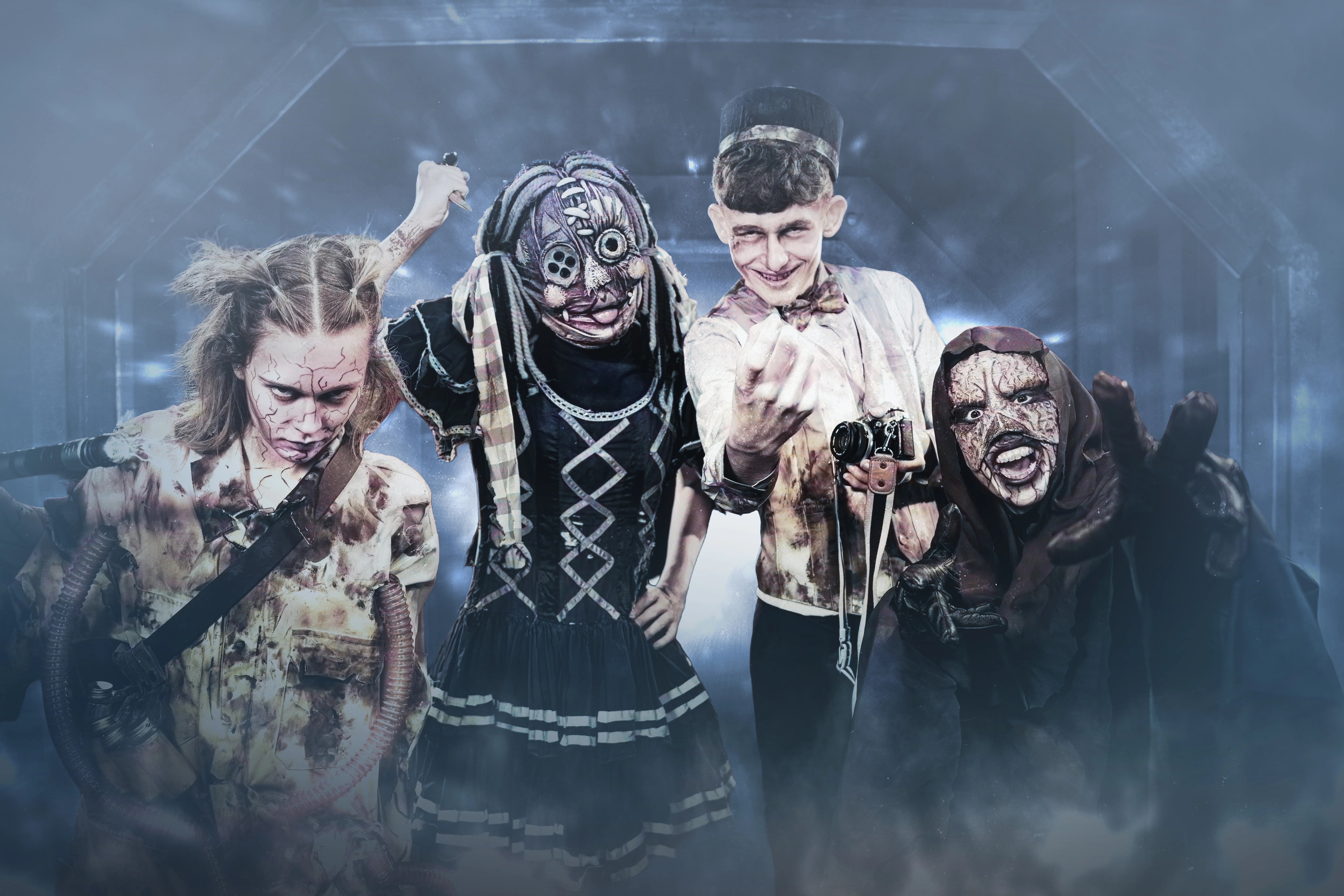 Experience the ultimate scare mazes near London at Thorpe Park this Halloween!