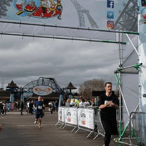 Thorpe Park Half Marathon Starting Line