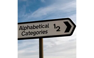 Alphabetical Categories Car Game