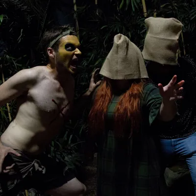 Vulcan Peak , Retired Halloween Maze Bagged Head Guests