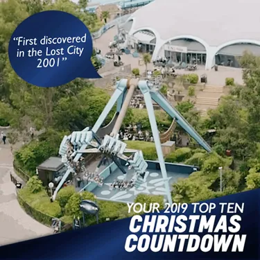 "First discovered in the Lost City 2001" Your 2019 Top Ten Christmas Countdown