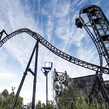 SAW - The Ride: An Inverted Drop Roller Coaster