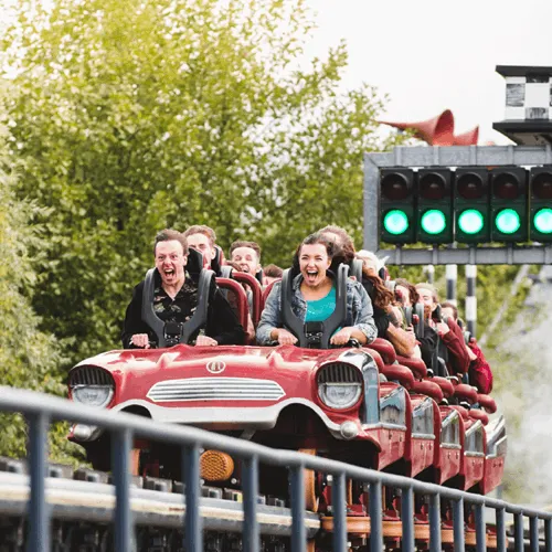 Guests On Stealth Launched Rollercoaster