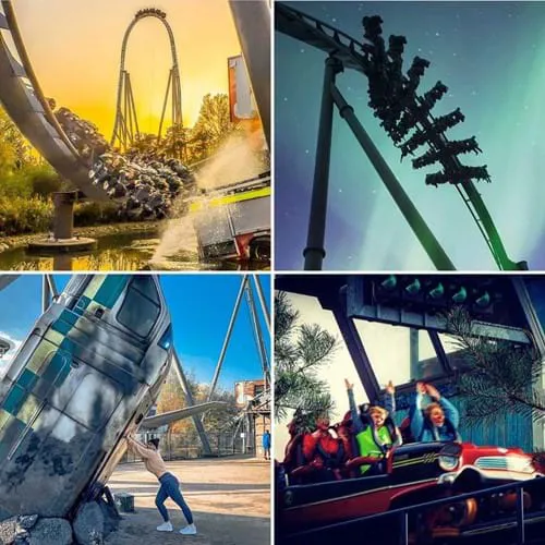 Rollercoaster Collage