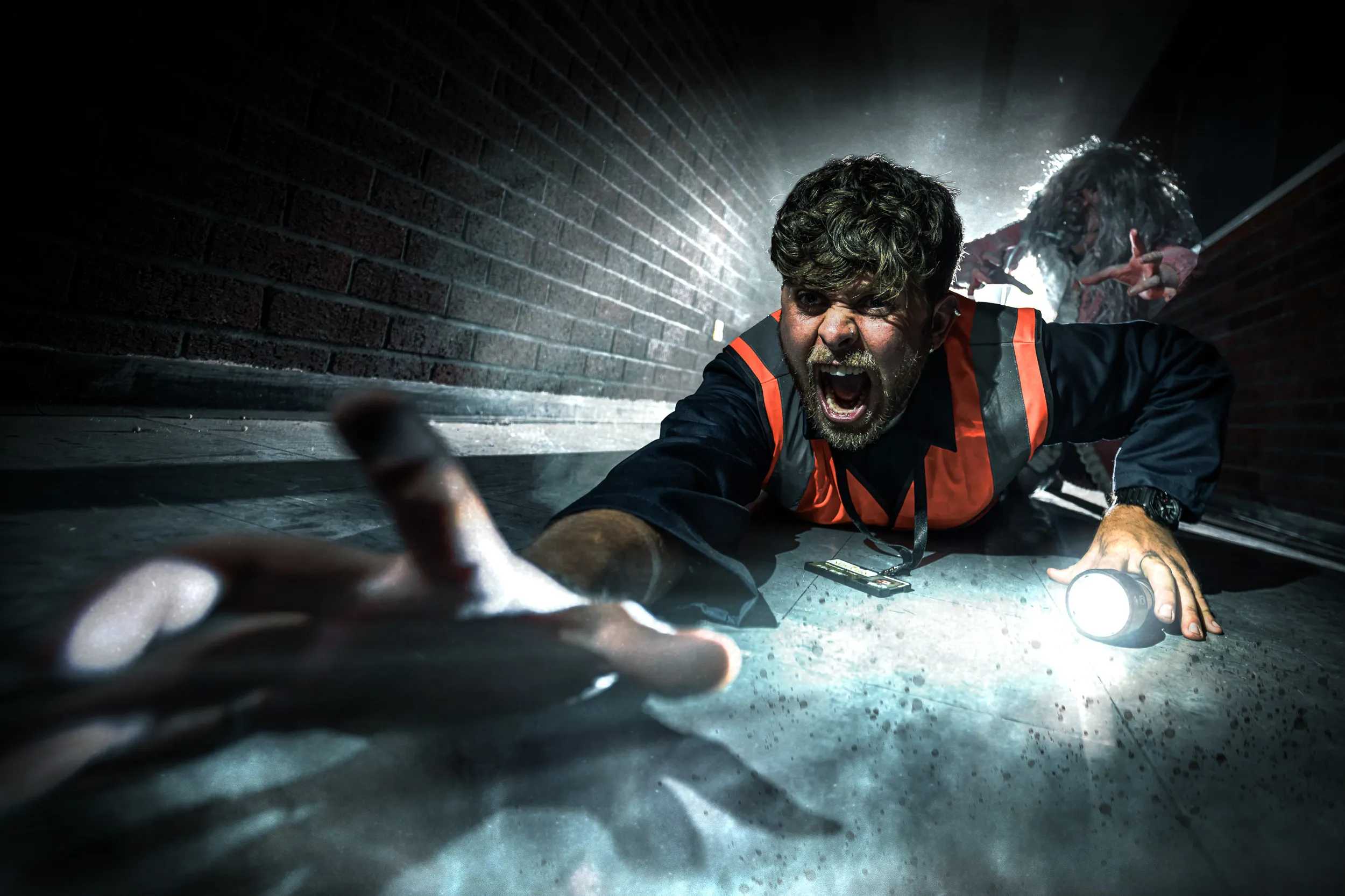 Image shows a character from Scare Maze Stitches, in a dark shadowy background with "New Characters for 2026" In the corner of the image