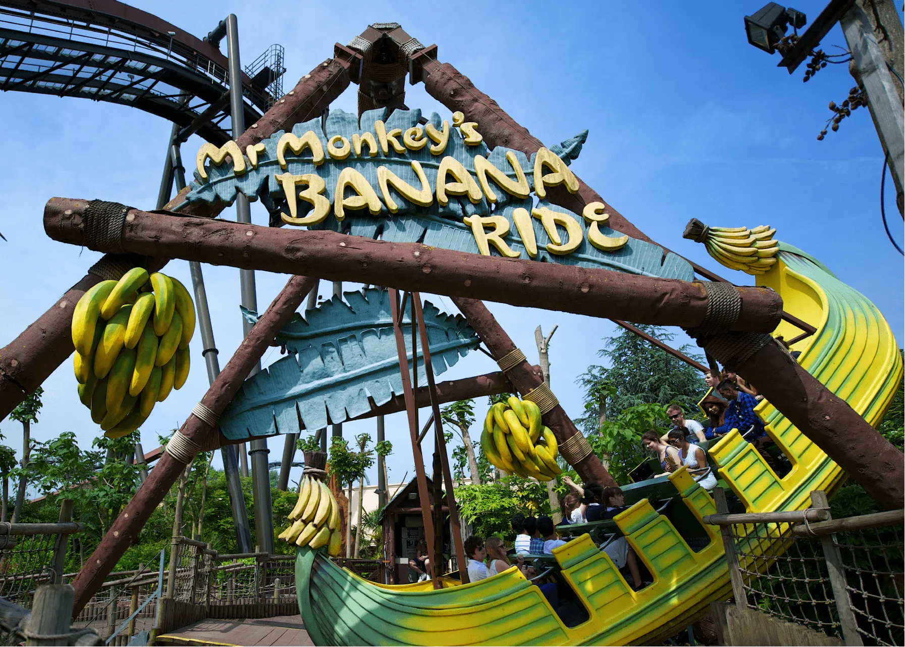 Mr Monkeys Banana Ride Thorpe Park Overview