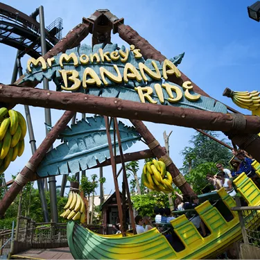 Mr Monkeys Banana Ride Thorpe Park Overview