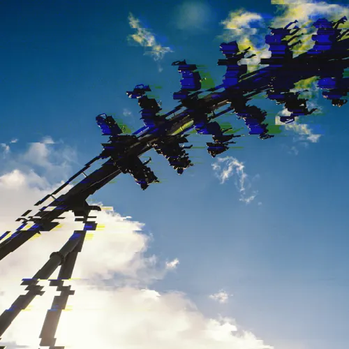 Hyperspring Theme Park Event, Swarm Rollercoaster Glitched