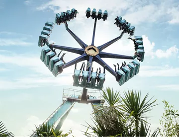 Vortex Spinning Thrill Ride Thorpe Park