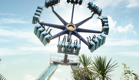 Vortex Spinning Thrill Ride Thorpe Park