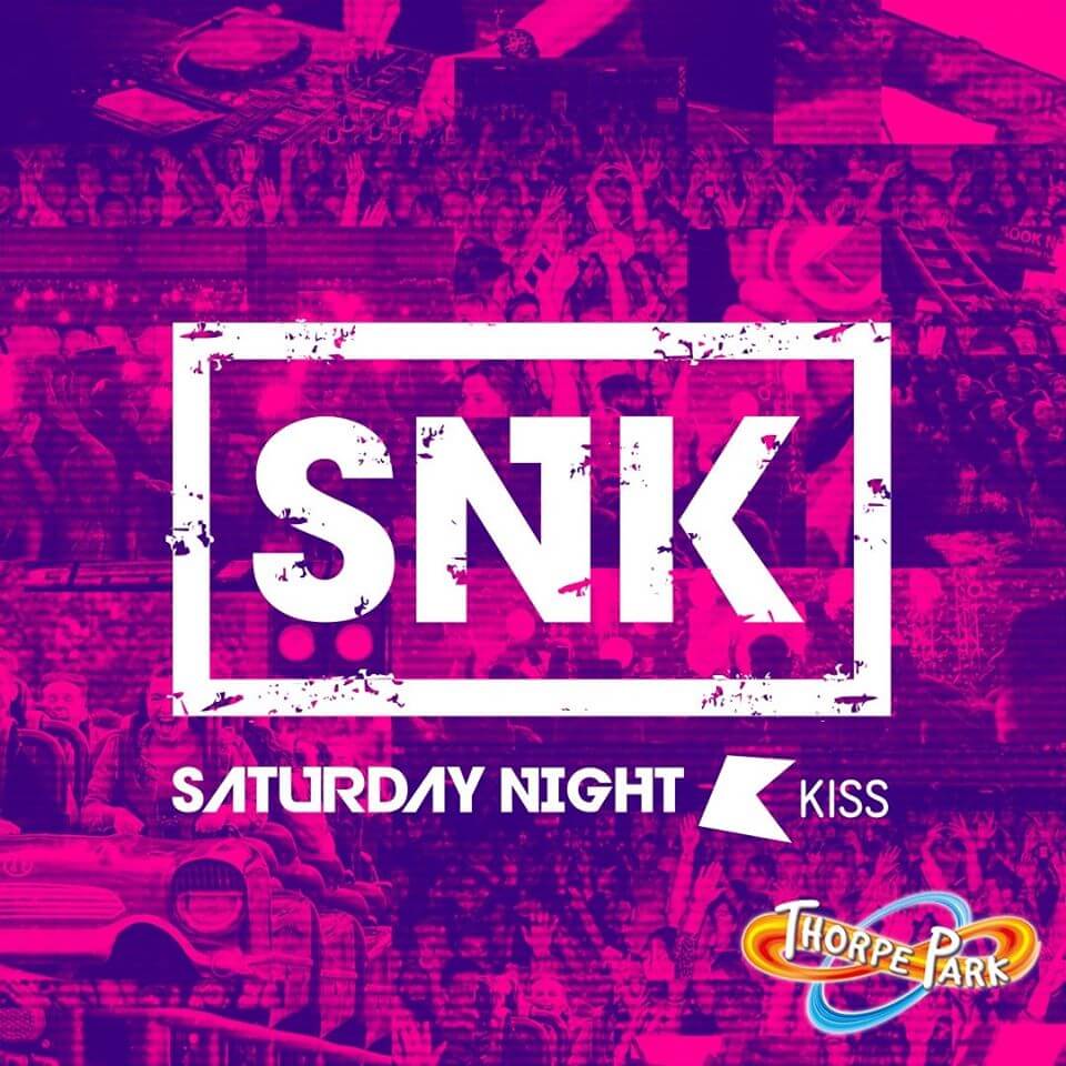 Saturday Night Kiss Thorpe Park Event Logo