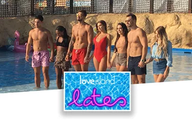 Love Island Lates stars posing for a group photo