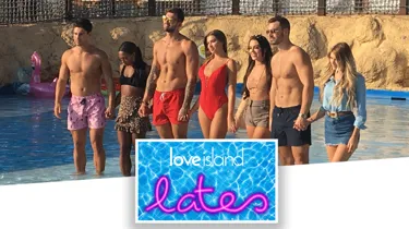 Love Island Lates stars posing for a group photo