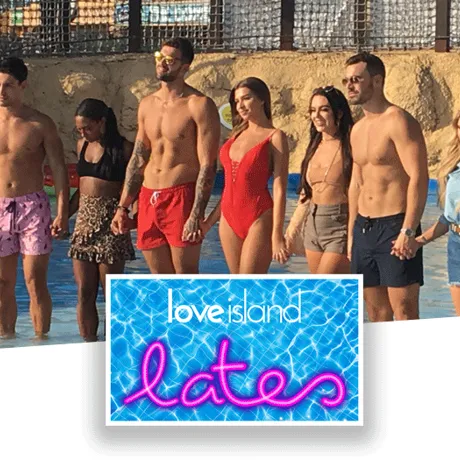 Love Island Lates stars posing for a group photo