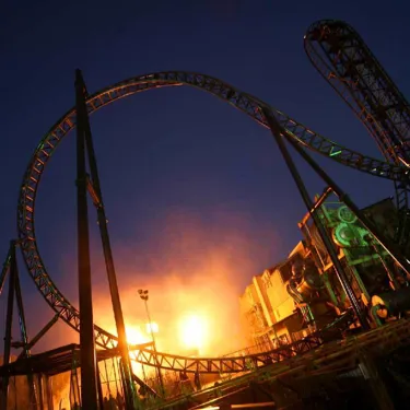 Feared 5 Rollercoaster Challenge, SAW the ride at night