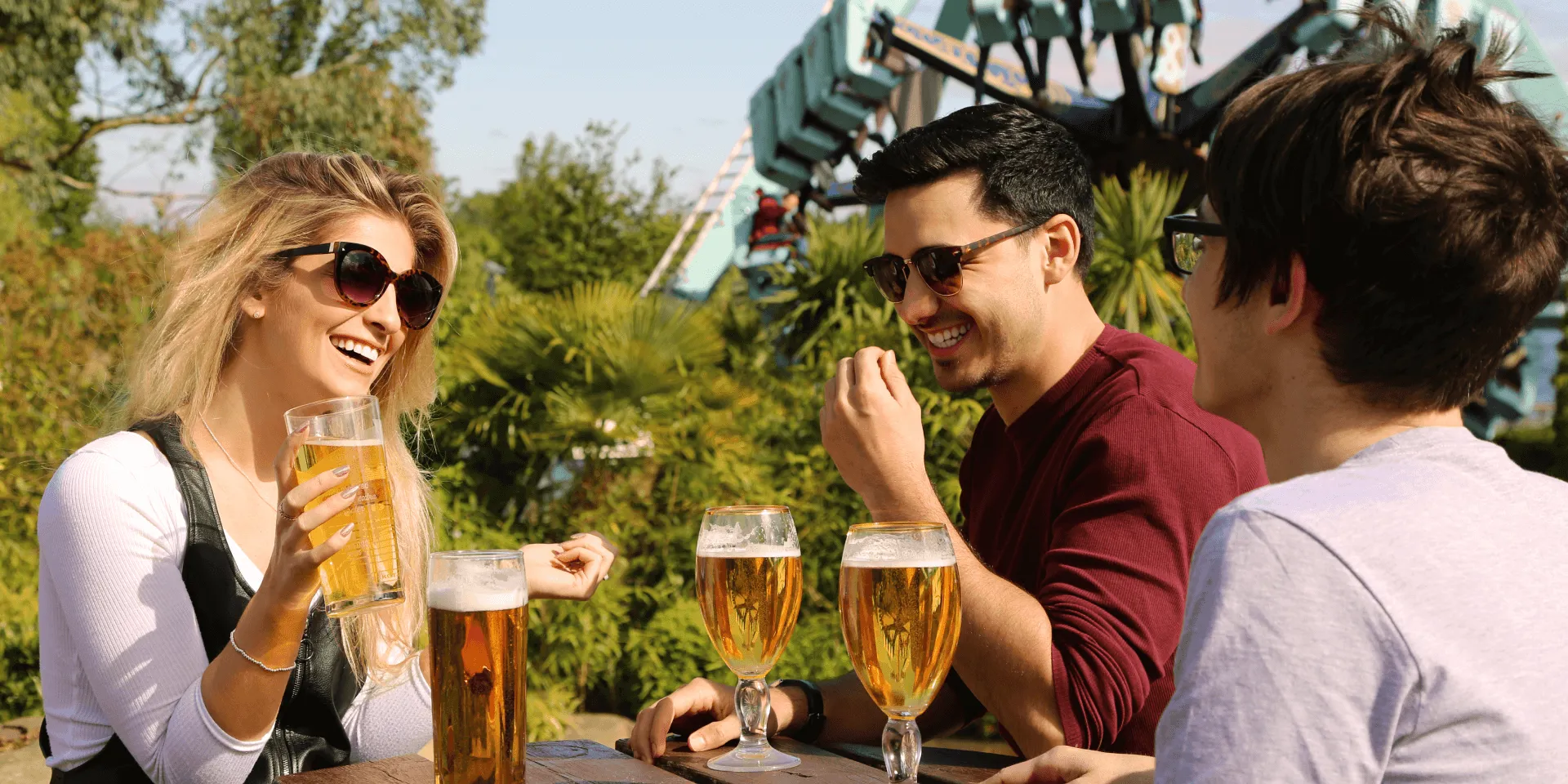 Oktoberfest Thorpe Park, Guests Drinking