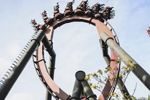 Nemesis Inferno Rollercoaster Loop Thorpe Park