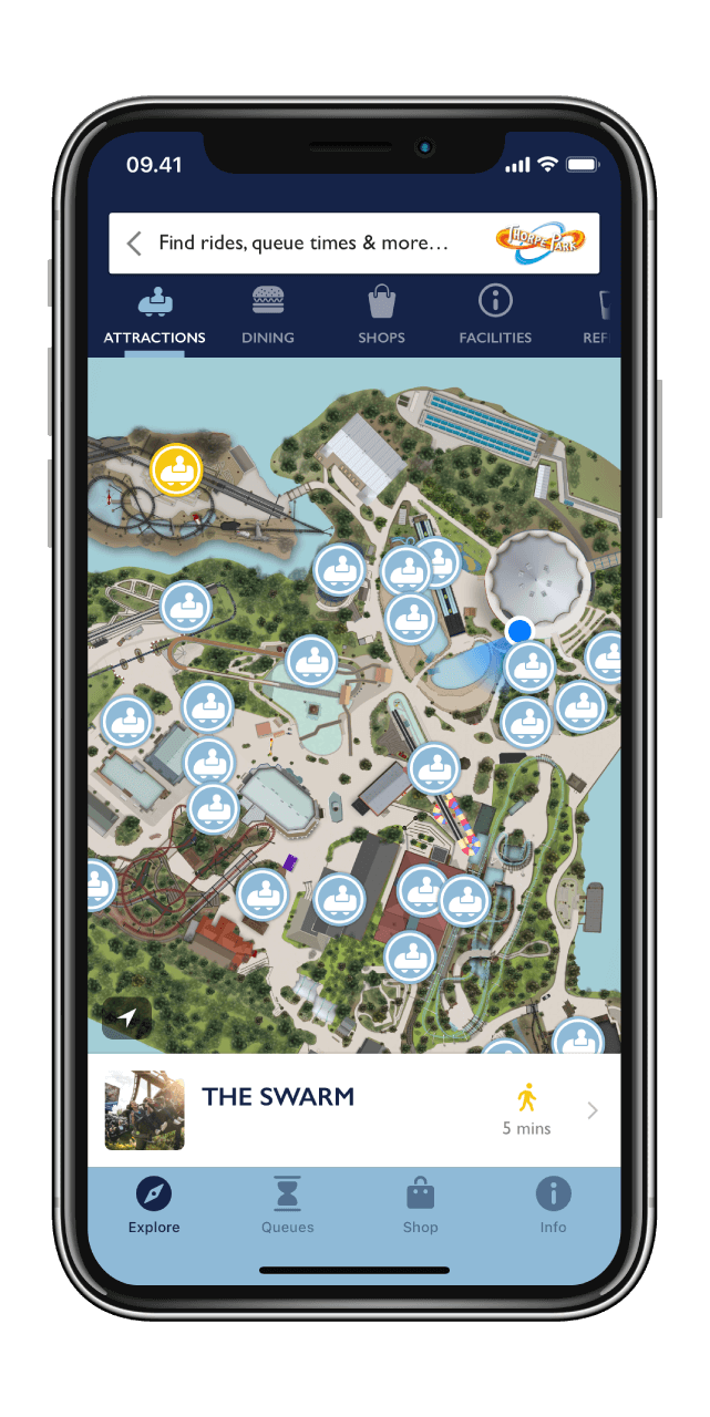 Theme Park Apple App