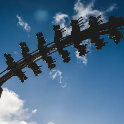 The Swarm Rollercoaster Above
